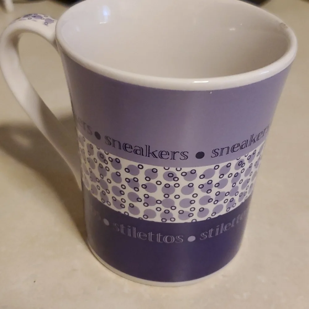 Sneakers/Stilettos coffee mug by Harbor East